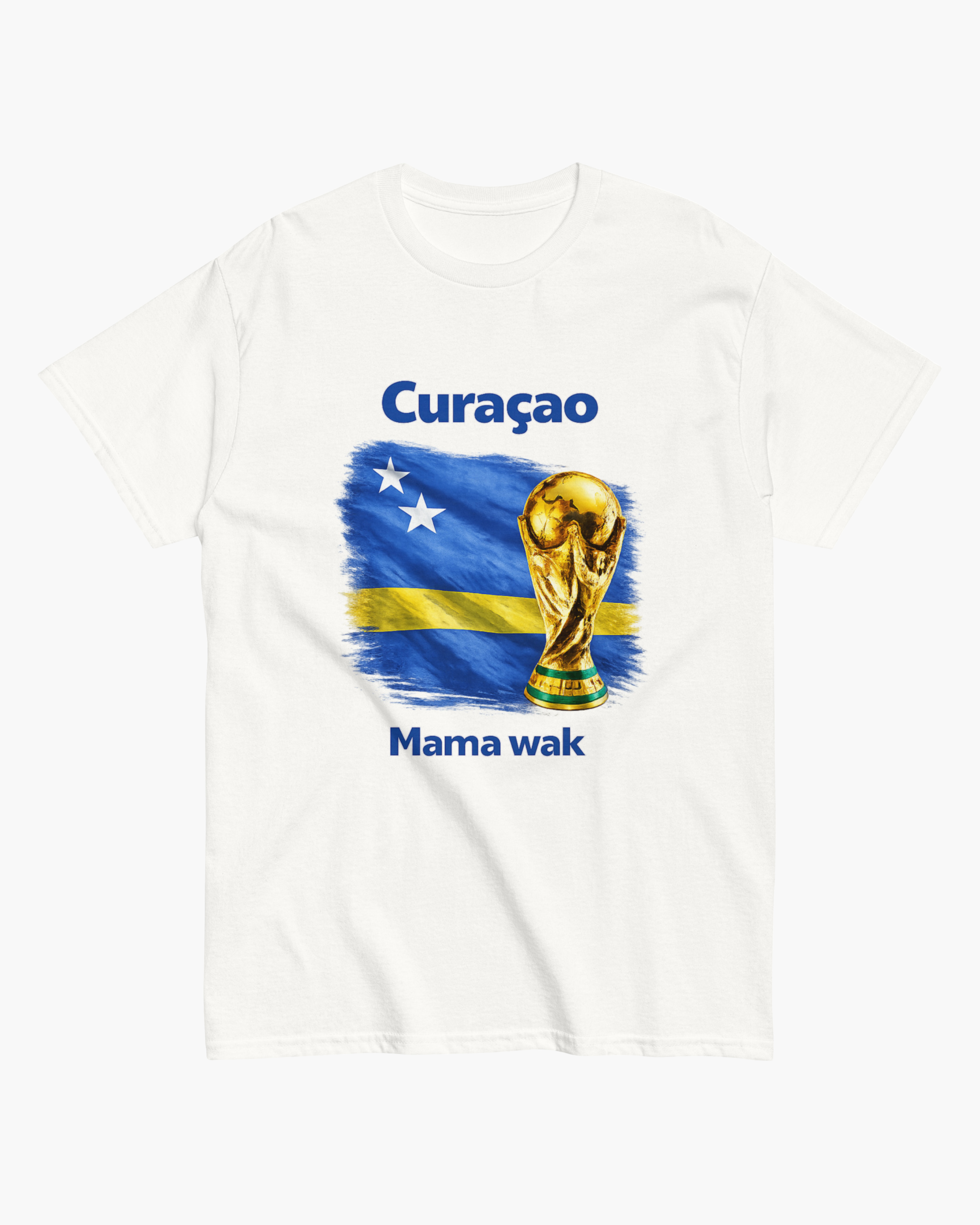 Curaçao Wit T-shirt Mama Wak WK 2026