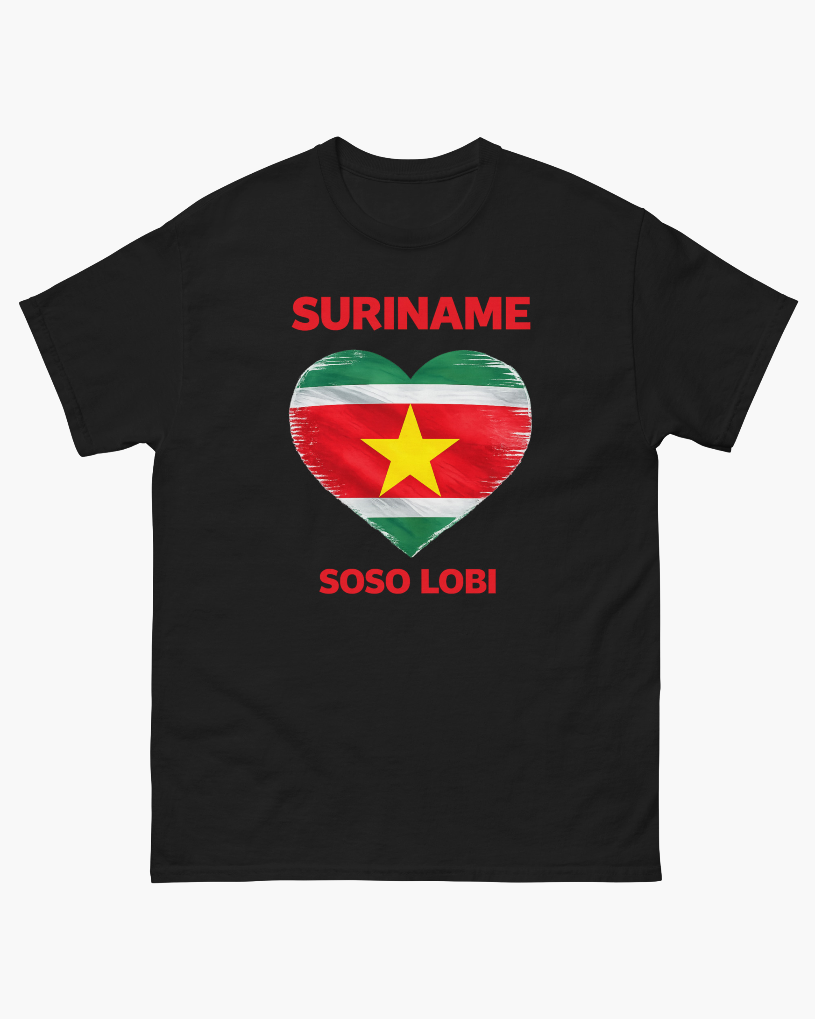 Suriname Zwart T-Shirt Soso Lobi WK 2026